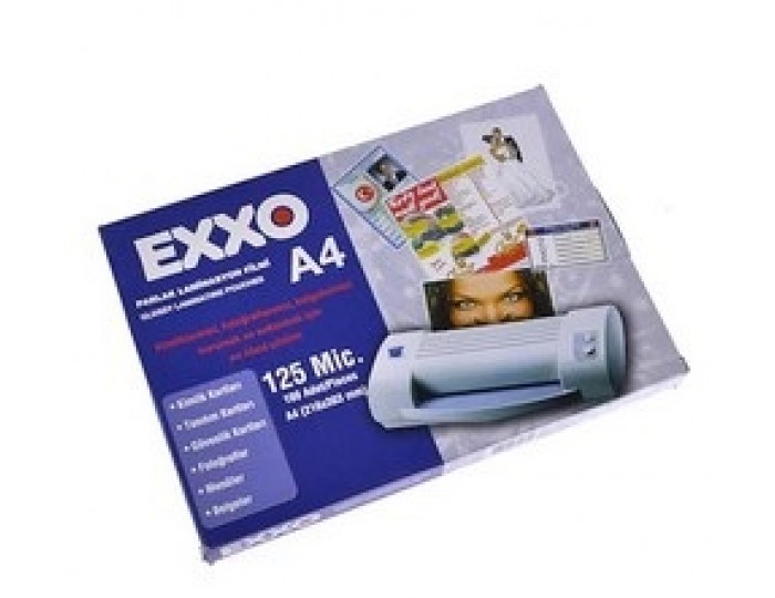 Exxo Dosy Laminasyon Filmi A-4  100 lü 125 mic