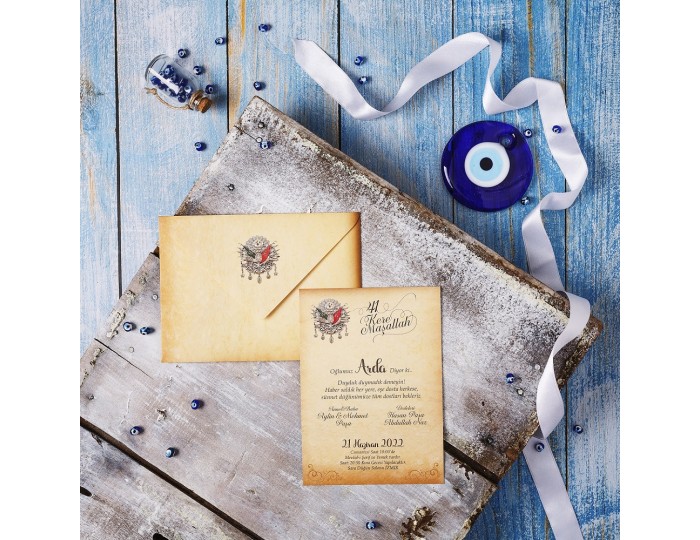 Düğün Davetiyesi Polen Sünnet Davetiye 30419