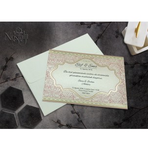 Düğün Davetiyesi Nostalji Yağmur Cem 3370