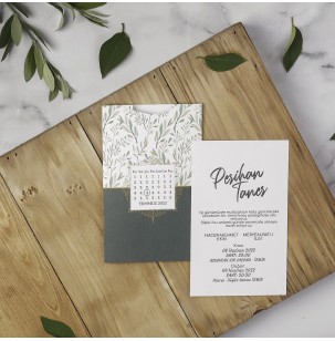 Düğün Davetiyesi Eko Polen Davetiye 40171