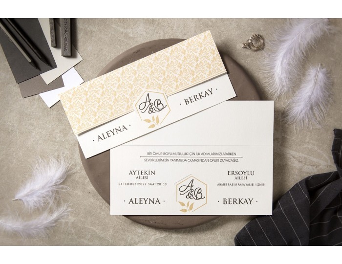 Düğün Davetiyesi Fenomen İklim 7017