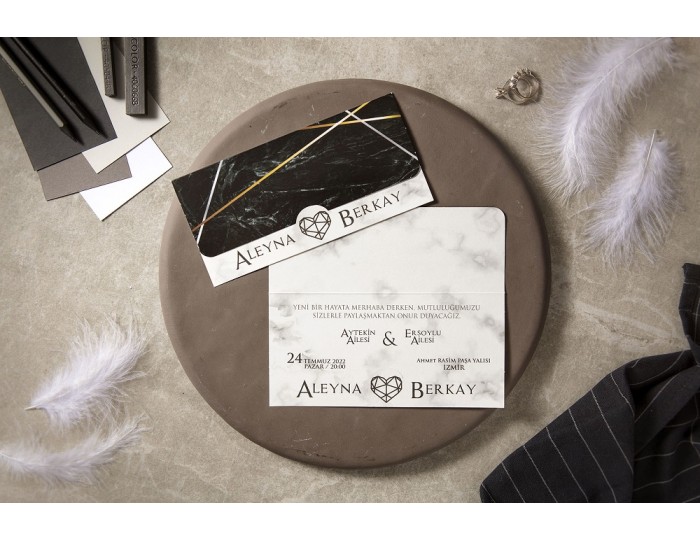 Düğün Davetiyesi Fenomen İklim 7050