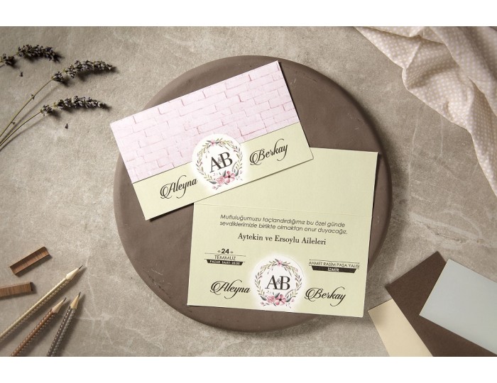 Düğün Davetiyesi Fenomen İklim 7054