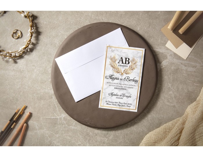 Düğün Davetiyesi Fenomen İklim 7059