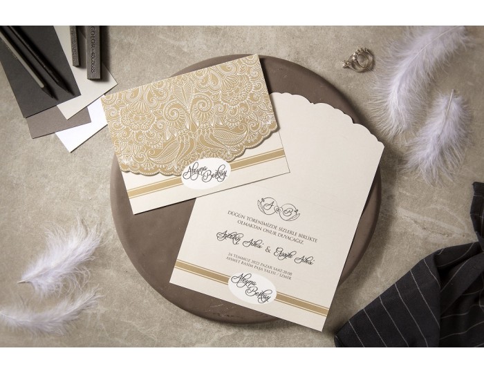 Düğün Davetiyesi Fenomen İklim 7077