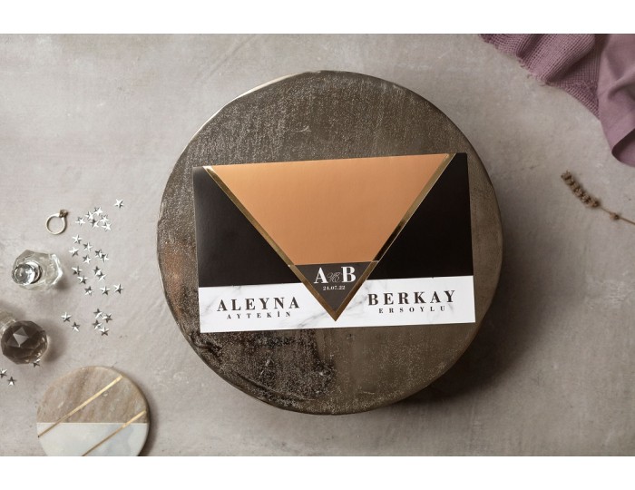 Düğün Davetiyesi Wedding İklim 8439