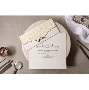 Düğün Davetiyesi Wedding İklim 8452