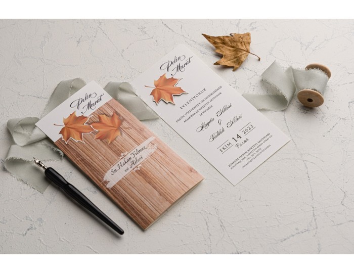 Düğün Davetiyesi Ekonom Erdem Davetiye 9168