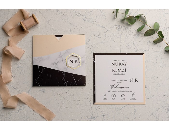 Düğün Davetiyesi Ekonom Erdem Davetiye 9171