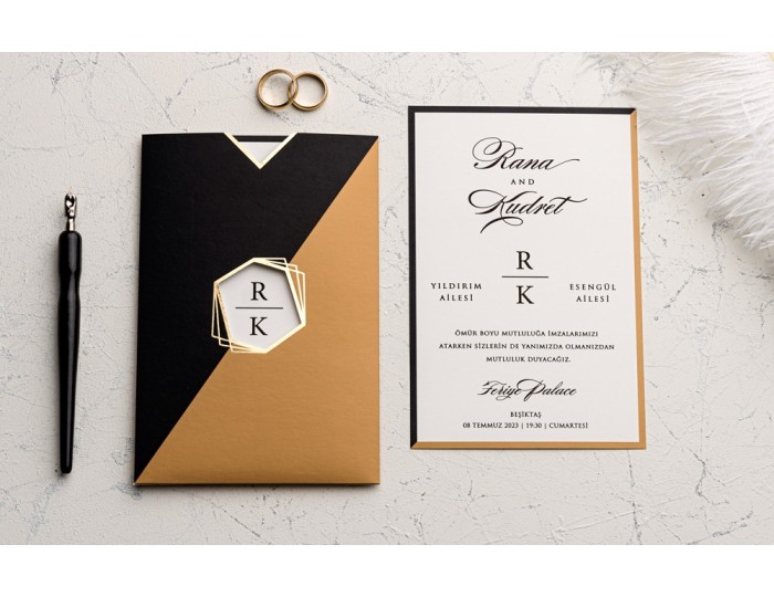 Düğün Davetiyesi Ekonom Erdem Davetiye 9226