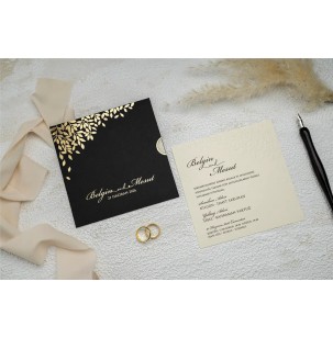 Düğün Davetiyesi Ekonom Erdem Davetiye 9253 Baskı Dahil