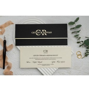 Düğün Davetiyesi Ekonom Erdem Davetiye 9259 Baskı Dahil