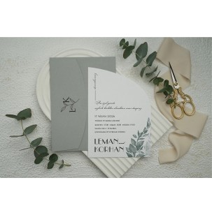 Düğün Davetiyesi Ekonom Erdem Davetiye 9273 Baskı Dahil