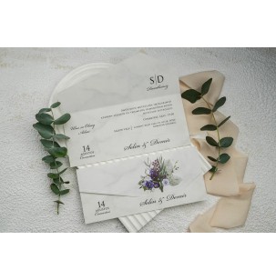 Düğün Davetiyesi Ekonom Erdem Davetiye 9315 Baskı Dahil