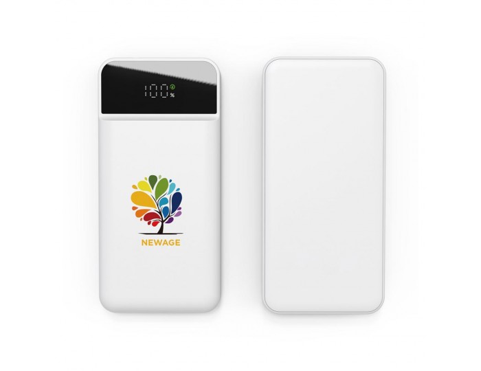 ÜZÜMLÜ 10.000 MAH BEYAZ WİRELESS POWERBANK