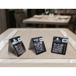 Masa Qr Kodlu Menü Metal 10 Lu Set