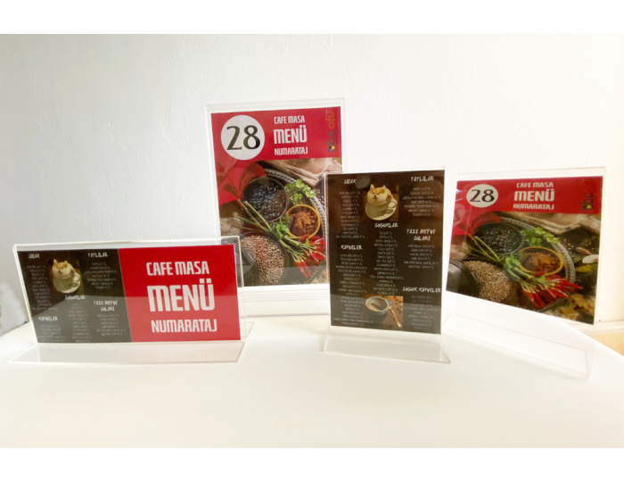 Cafe ve Restaurant Numarataj Masa Yönlendirmesi