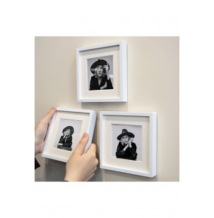 Yapışkanlı Sök-tak Paspartulu Siyah 14x14cm Pola Kare Fotoğraf Çerçevesi - 3'lü Paket Yapışkanlı Sök-tak Paspartulu Siyah 14x14cm Pola Kare Fotoğraf Çerçevesi - 3'lü Paket