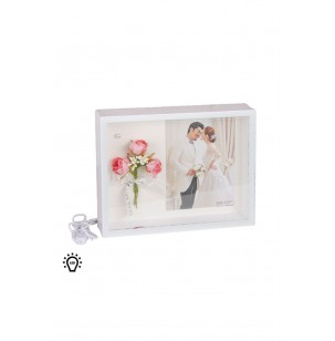 3D LED'li Çiçek Buketi Fotoğraf Çerçevesi 3D LED'li Çiçek Buketi Fotoğraf Çerçevesi