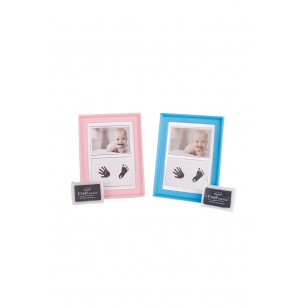 Bebek El Ve Ayak Izi Fotoğraf Çerçevesi Mavi 15x20cm Bebek El Ve Ayak Izi Fotoğraf Çerçevesi Mavi 15x20cm