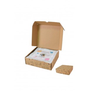 Yapışkanlı Sök Tak Kare Çerçeveler - Kırmızı 3'lü Paket