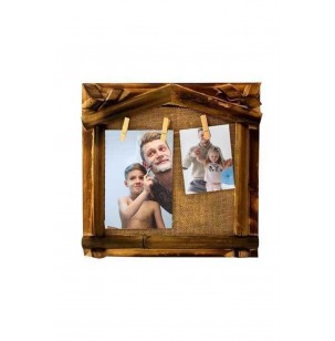 Bambu Hasır İpli Duvar Fotoğraf Çerçevesi EV GÖRÜNÜMLÜ Bambu Hasır İpli Duvar Fotoğraf Çerçevesi EV GÖRÜNÜMLÜ