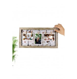 Ahşap Ipli Fotoğraf Çerçevesi Ahşap Ipli Fotoğraf Çerçevesi