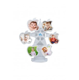 Müzikli Dönen Elma Fotoğraf Çerçevesi