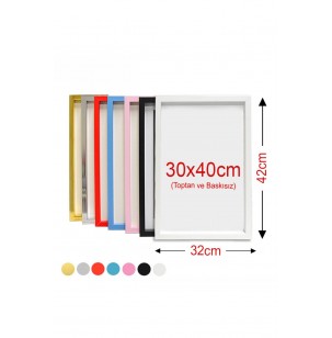 Yapışkanlı Sök Tak Çerçeveler 30x40cm - 2'li Paket