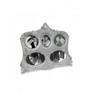 5'li Kabartmalı Silver Fotoğraf Çerçevesi 5'li Kabartmalı Silver Fotoğraf Çerçevesi