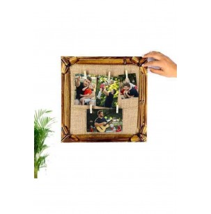 Bambu Ipli Ahşap Duvar Fotoğraf Çerçevesi Bambu Ipli Ahşap Duvar Fotoğraf Çerçevesi