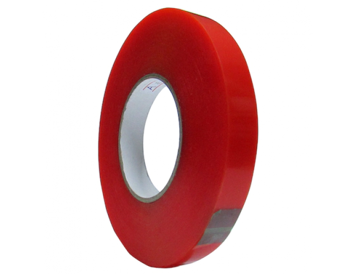Kırmızı Çift Taraflı Bant 19mm-50mt