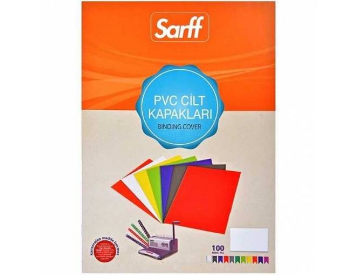 Sarff PVC 160 micron Şeffaf A3 Cilt Kapağı 100 Adet