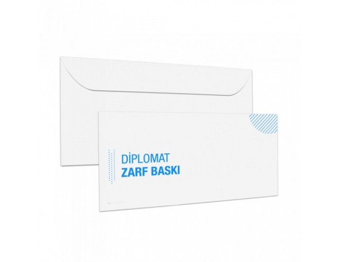 Diplomat Zarf 110 gr. 10.5x24cm Renkli 1000 Adet