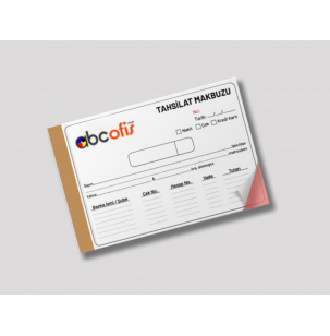 Makbuz Tek Renk Siyah 1 Asıl 1 Suret 10x20 cm 50'lik 30 Cilt