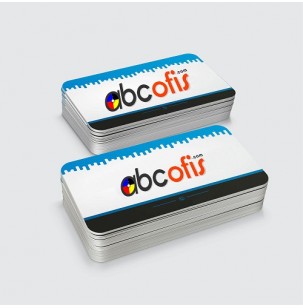 1000 Adet Kartvizit 350 gr. Kuşe Çift Yön Renkli Mat Selefonlu Kabartma Laklı Özel Kesim